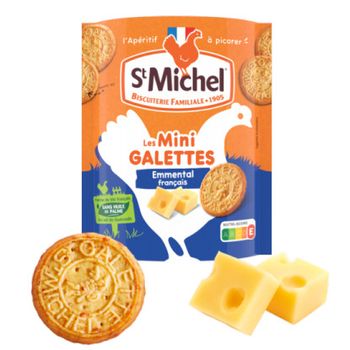 MNI GALETTES EMMENTAL FRAN?AIS SAINT MICHEL 