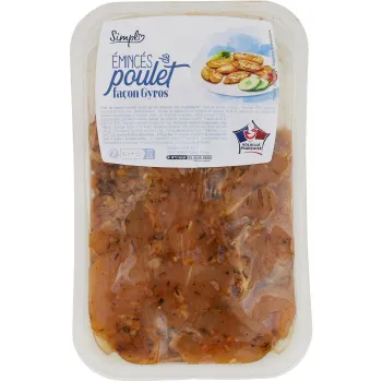 ?minces de poulet fa?on gyros