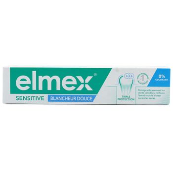 Elmex Sensitive. Dentifrice Blancheur douce 