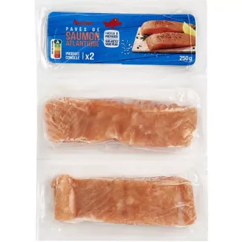 Pav?s de saumon surgel?s