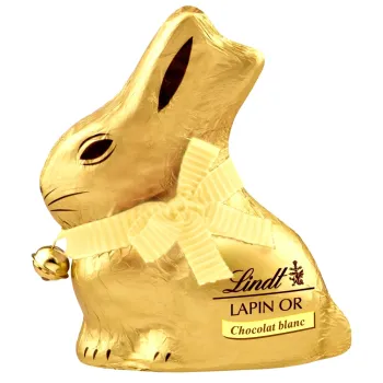 Lapin Or chocolat blanc
