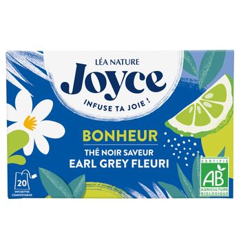Th? Noir Bonheur Grey Fleuri JOYCE