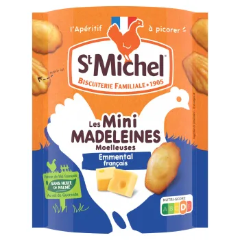 les mini madeleines moelleuses emmental 