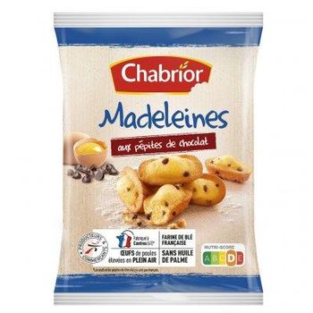 Madeleines aux p?pites de chocolat