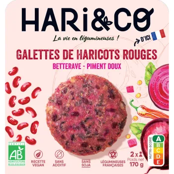 Galettes de haricots rouges Bio