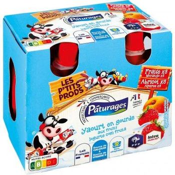 Yaourt en Gourde aux fruits - PATURAGES