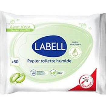 papier toilette humide labell x50