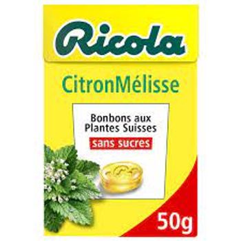 Bonbons aux plantes suisses sans sucres avec ?dulcorants - Citron m?lisse