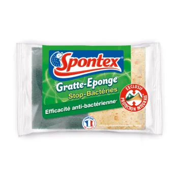 Eponge ? r?curer grattantes antibact?rienne SPONTEX
