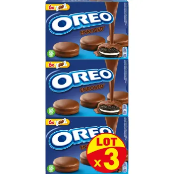 lot 3 oreo enrob?s 