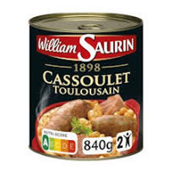 Plat cuisin? cassoulet toulousain WILLIAM SAURIN