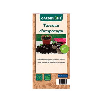 terreau d'empotage gardenline