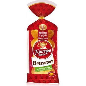 8 Navettes au beurre frais et ? la cr?me fra?che