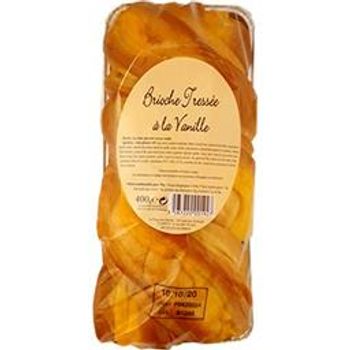 Brioche tress?e ? la vanille
