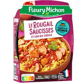Le Rougail Saucisse et son riz cr?ole