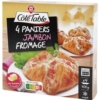 4 Paniers jambon fromage, Surgel?