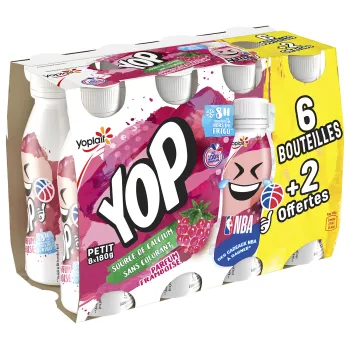 Yop 6 bouteilles + 2 offertes 