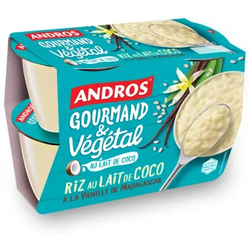 Comparez Gourmand et v?g?tal riz au lait de coco
