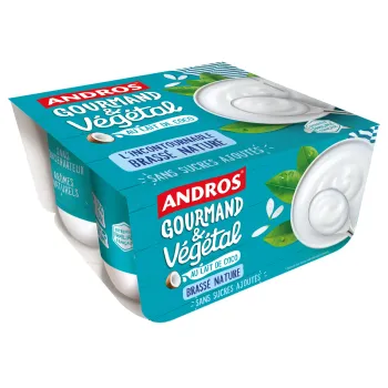 Gourmand vegetal brasse nature