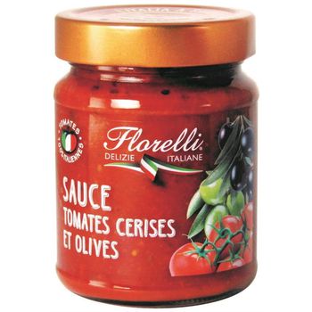 Sauce aux tomates cerise et olives