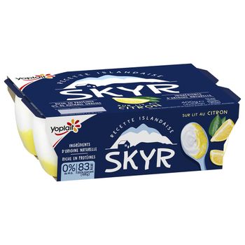 Skyr sur lit de citron