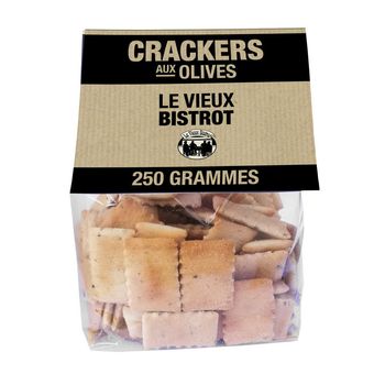 crackers aux olives