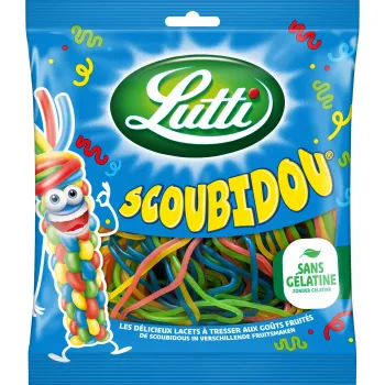 Bonbons scoubidou fruits LUTTI