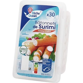 Comparez B?tonnets de surimi, saveur crabe