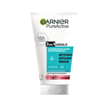 Garnier skinactive pure active 3en1 argile 