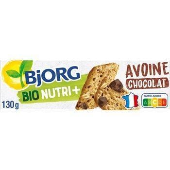 Biscuits Bjorg avoine chocolat