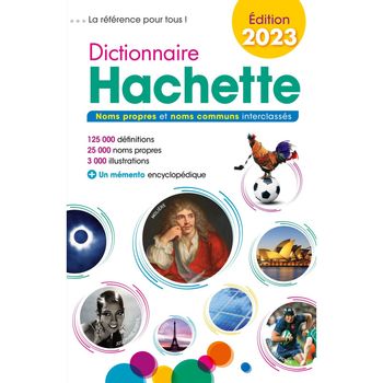 Comparez DICTIONNAIRE HACHETTE 2023