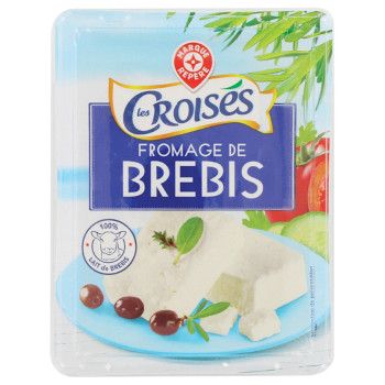 Comparez Fromage de brebis tranche 22% Mat. Gr.