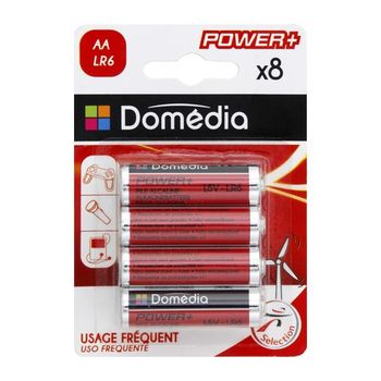 8 piles alcaline power plus LR6
