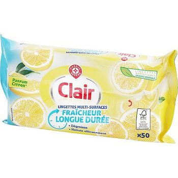 lingettes multi surfaces citron marque rep?re 