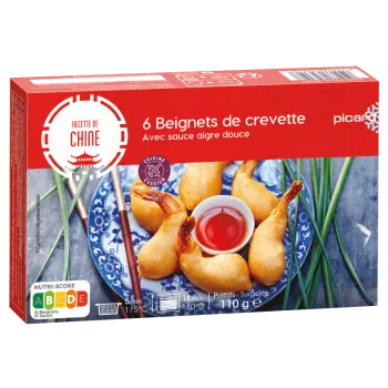 6 Beignets de Crevette sauce aigre douce
