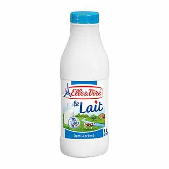 Lait demi-?cr?m? st?rilis? UHT - Longue conservation