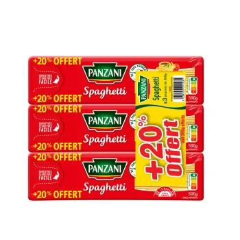 spaghetti panzani 3X 600 g