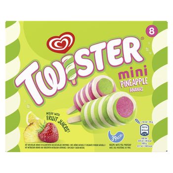 Glace Mini B?tonnet Twister Ananas MIKO
