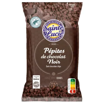 P?pites de chocolat noir SAINTE LUCIE