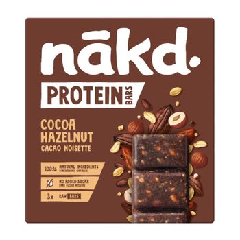 NAKD Protein Cacao Noisette - 135g (3x1p)