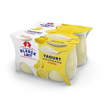 Yaourt gourmand citron