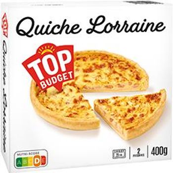 quiche lorraine top budget 