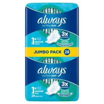 serviettes Always ultra day normal 