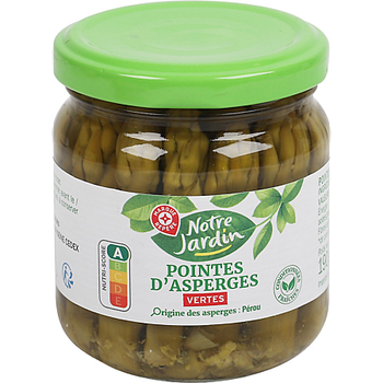 Pointes d'asperges vertes