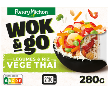 Comparez Wok & Go L?gumes & Riz Vege Tha?