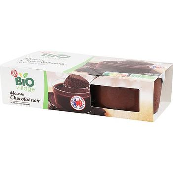 Mousse chocolat noir bio