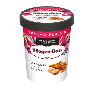 Glace macadamia nougatine HAAGEN-DAZS