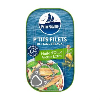 P'tits filets de maquereaux - Huile d'olive vierge extra