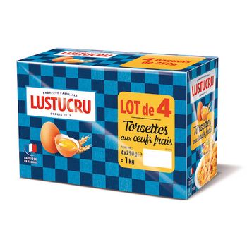 Torsettes aux ?ufs frais (Lot de 4)