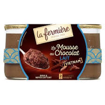 Comparez Mousse au chocolat au lait